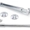 Load image into Gallery viewer, BAGGERNATION AXLE W/SMOOTH CAPS 08-23 TOURING 25MM
